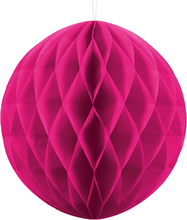 Mørk Rosa Honeycomb Ball 30 cm