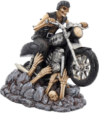 James Ryman Ride out of Hell - Motorsykkelfigur med Skjelett 16 cm