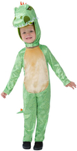 Lisensiert Gigantosaurus Deluxe Grønn Dinosaur Kostyme til Barn