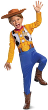 Lisensiert Toy Story Woody Kostyme med Hatt til Barn - 7-8 ÅR