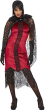 Deluxe Vampyr Flapper Kostyme til Dame - Medium