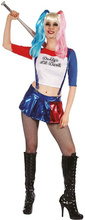 Bad Girl "Daddy's Lil Devil" - Harley Quinn Inspirert Kostyme til Dame - S/M