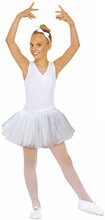 Hvit Ballerina Tutu - Kostyme Skjørt Barn