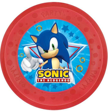 Sonic the Hedgehog - Gjennbrukbar Tallerken i Plast 21 cm