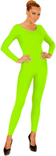 Neongrønn Bodysuit med Bein og Lange Armer - Strl M/L