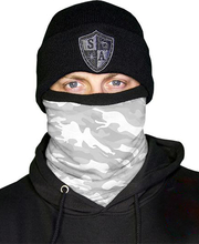 Ghost Camo Frost Tech Face Shield / Microfiber Fleece Hals