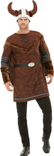 Viking Barbaren - Kostyme til Mann med Hjelm