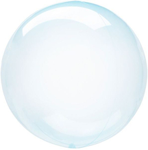 Stor Blå Gjennomsiktig Ballongboble 45-55 cm