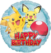 Happy Birthday Pokemon Folieballong 43 cm
