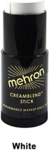CreamBlend Stick White - 21 gr Mehron Makeup Stick