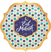 8 stk Eid Mubarak Tallerkener - 23 cm