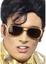 Elvis Presley - Gullfargede Kostymebriller