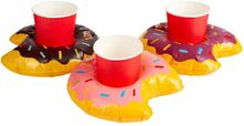 3 stk Oppblåsbare Donuts Drinkbåter