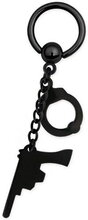 Black Gun & Cuffs BCR Piercing - Strl 1.6 x 10 mm