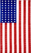 Plissert USA Flagg 68x122 cm