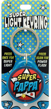Super Pappa - Nøkkelring med Lys