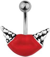 Devil Red Lips Navlepiercing