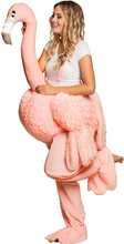 Flamingo Piggyback / Ride On Unisex Kostyme