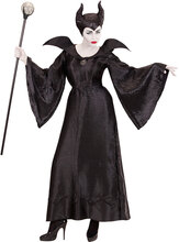 Svart Maleficent Inspirert Kostyme