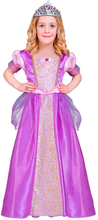 Lilla Prinsesse Barnekostyme med Tiara - 2-3 År