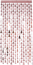 Rose Gold - Penis Folie Gardin Backdrop/Bakgrunn 190x91 cm