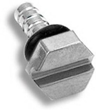 Silver Screw Piercing Plugg - Strl 2,5 mm