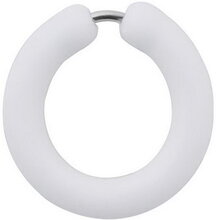 Silikon White Circle - Fake Piercing