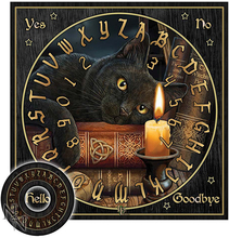 The Witching Hour - Spirit Board / Ouija Brett med Plakett By LIsa Parker