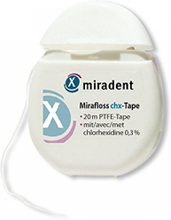 Miradent Mirafloss chx-Tape Tandtråd 20m