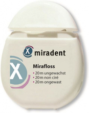 Miradent Mirafloss Tandtråd Ovaxad 20 m