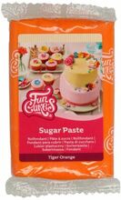 FunCakes Sockerpasta Tiger Orange, 250 g