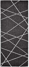 Strehög Line Svart/vit Matta 70x160 cm