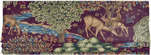 William Morris tyg The Brook Tapestry Red Sammet