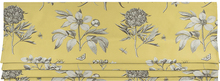 Sanderson Etchings & Roses Empire Yellow Tyg