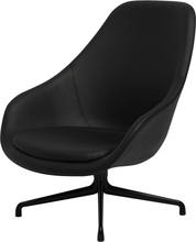 HAY About a Lounge Chair (AAL91) - Sort Sierra Læder