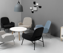 Normann Copenhagen - Era Lounge Chair High Steel - Breeze Fusion