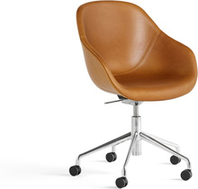 HAY About A Chair - AAC 155 - Kontorstol - Cognac Sense Læder