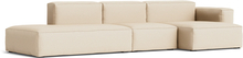HAY Mags Soft Sofa - Low Arm - 3 Pers. Combi 4 - Hallingdal 220