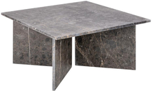 Vega marmor sofabord - 90x90 - marron brown