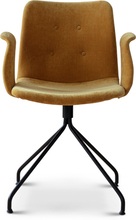 Bent Hansen Primum Armchair - Sort Drejestel - Eros Velour