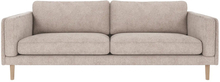 Rowico Home Braden sofa - Greg lysegrå / hvidpigmenteret eg - 216 cm