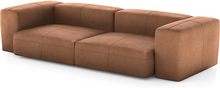 Vetsak Two Seat Sofa - 273x115,5cm - Leather - Brown