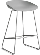 HAY About a Stool (AAS 38) - Concrete Grey - Rustfri Stål