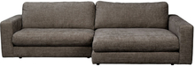 Rowico Home Duncan sofa - Robin mellemgrå - højrevendt chaiselong - 258 cm
