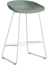HAY About a Stool (AAS 38) - Fall Green - Hvid Stål