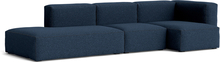 HAY Mags Soft Sofa - 3 Pers. Combi 4 - Flamiber - J4 Dark Blue