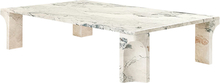 Gubi Doric Coffee Table - 140x80x30cm - Electric Grey Limestone