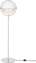 Gubi Multi-Lite - Standerlampe - Hvid - Krom