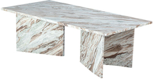 Jakobsdals Geisli marmor sofabord - 120x60 - beige