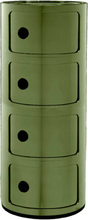 Kartell Componibili 4 Rum Oliven - Grøn